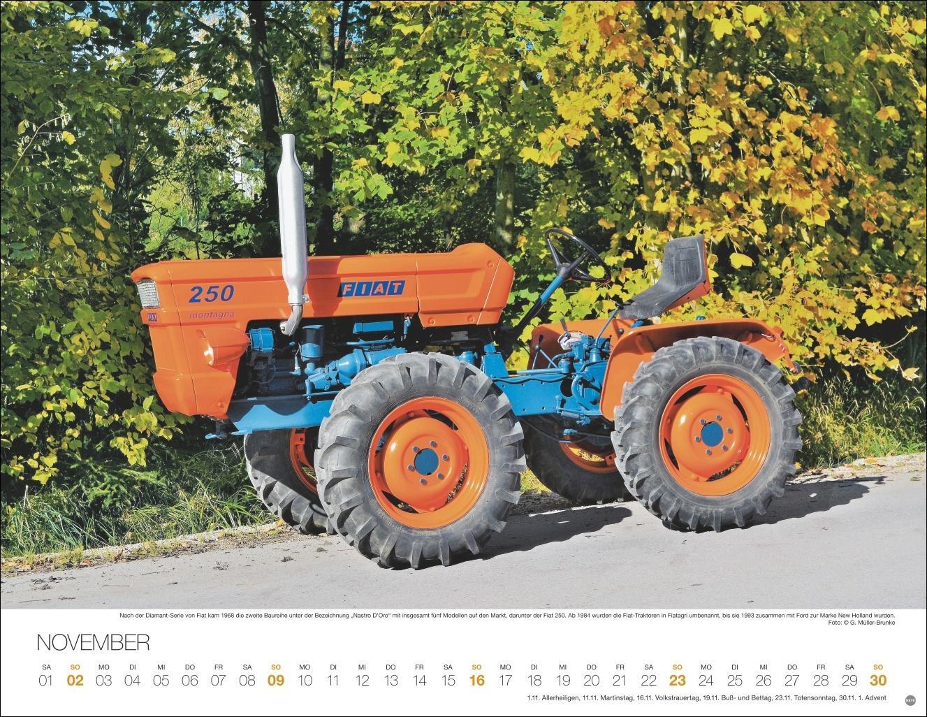 Bild: 9783756405176 | Starke Traktoren Posterkalender 2025 | Heye | Kalender | Spiralbindung