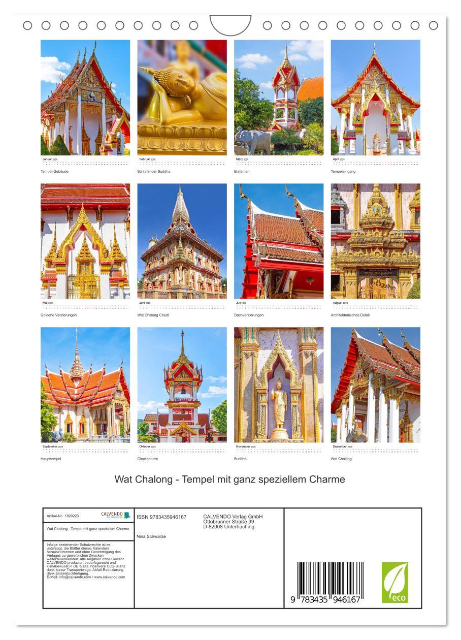 Bild: 9783435946167 | Wat Chalong - Tempel mit ganz speziellem Charme (Wandkalender 2025...