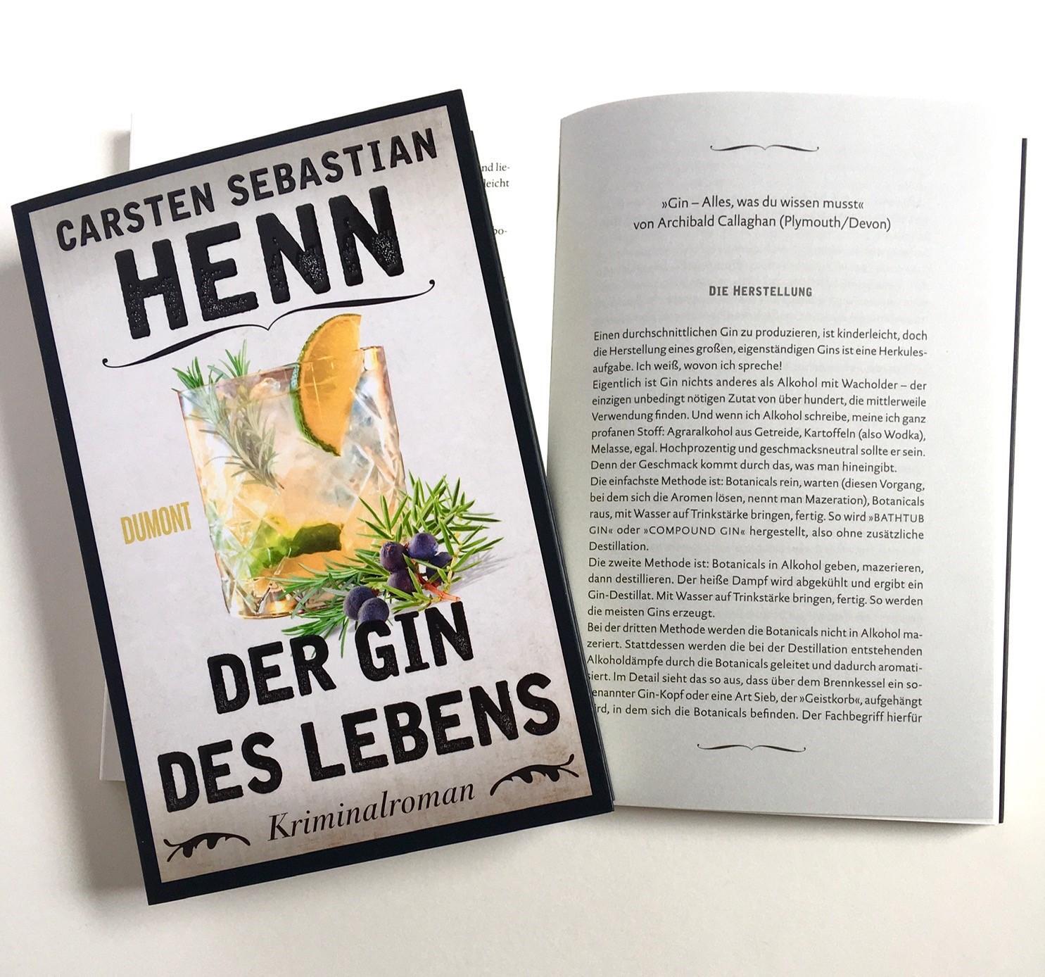 Bild: 9783832183974 | Der Gin des Lebens | Carsten Sebastian Henn | Taschenbuch | Deutsch