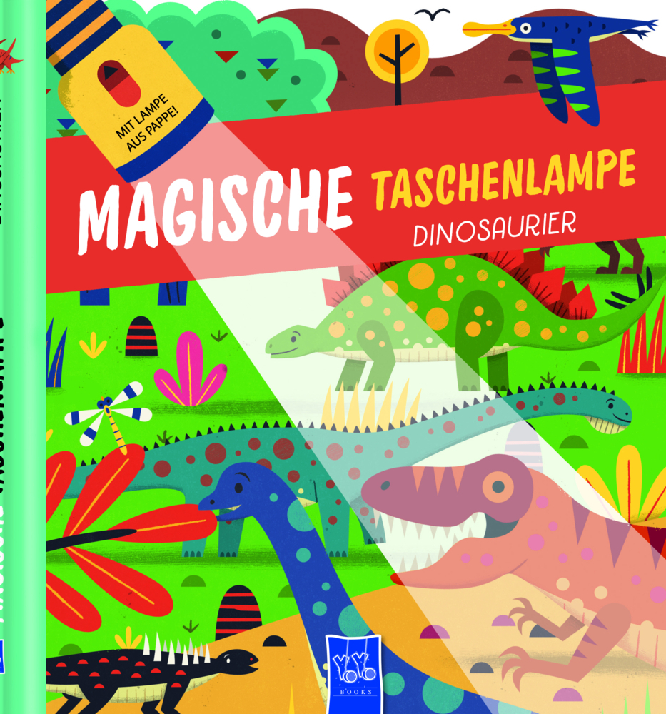 Cover: 9789464223064 | Magische Taschenlampe Dinosaurier | Mit Papier-Taschenlampe | Buch