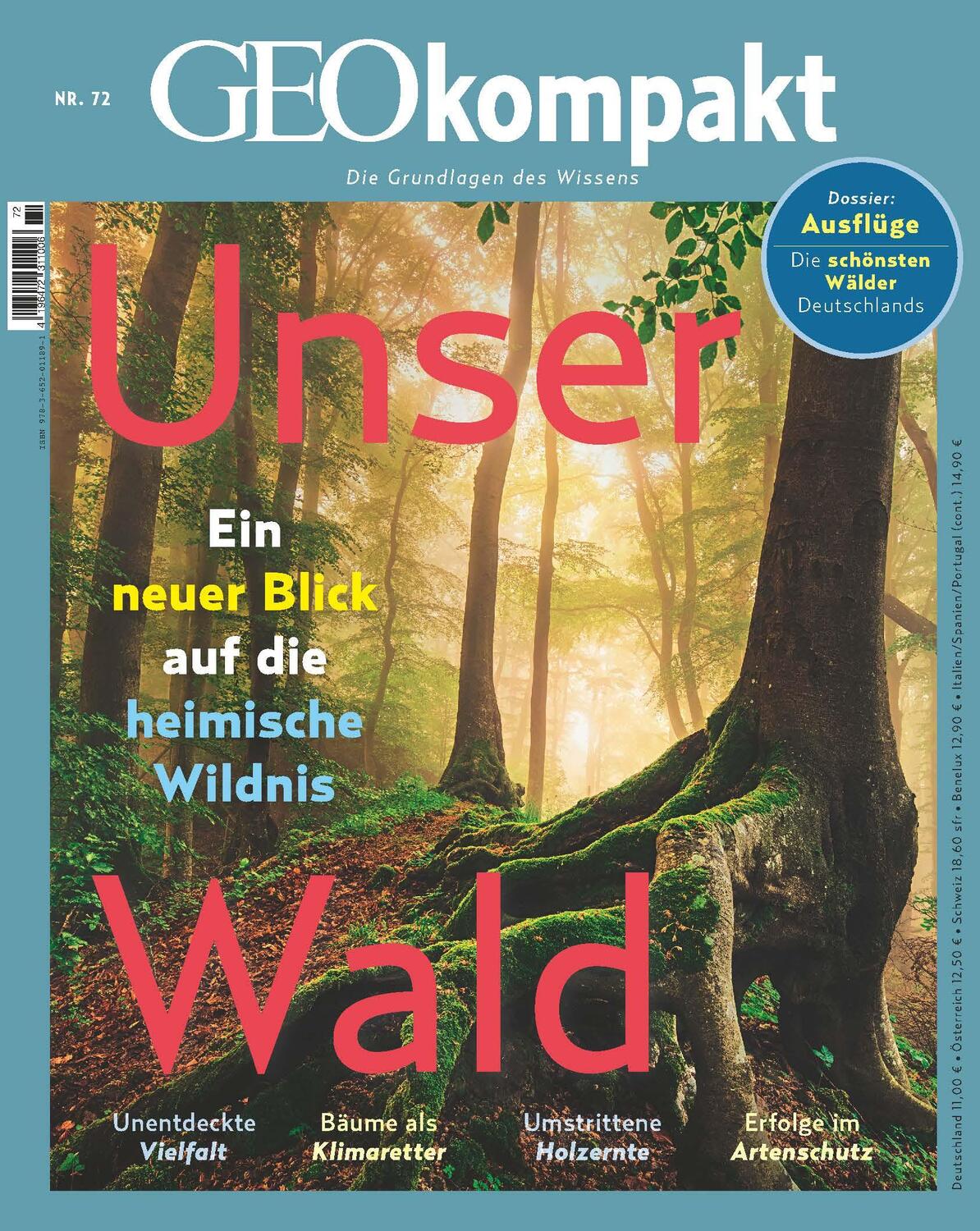 Cover: 9783652011891 | GEOkompakt 72/2022 - Unser Wald | Die Grundlagen des Wissens | Buch