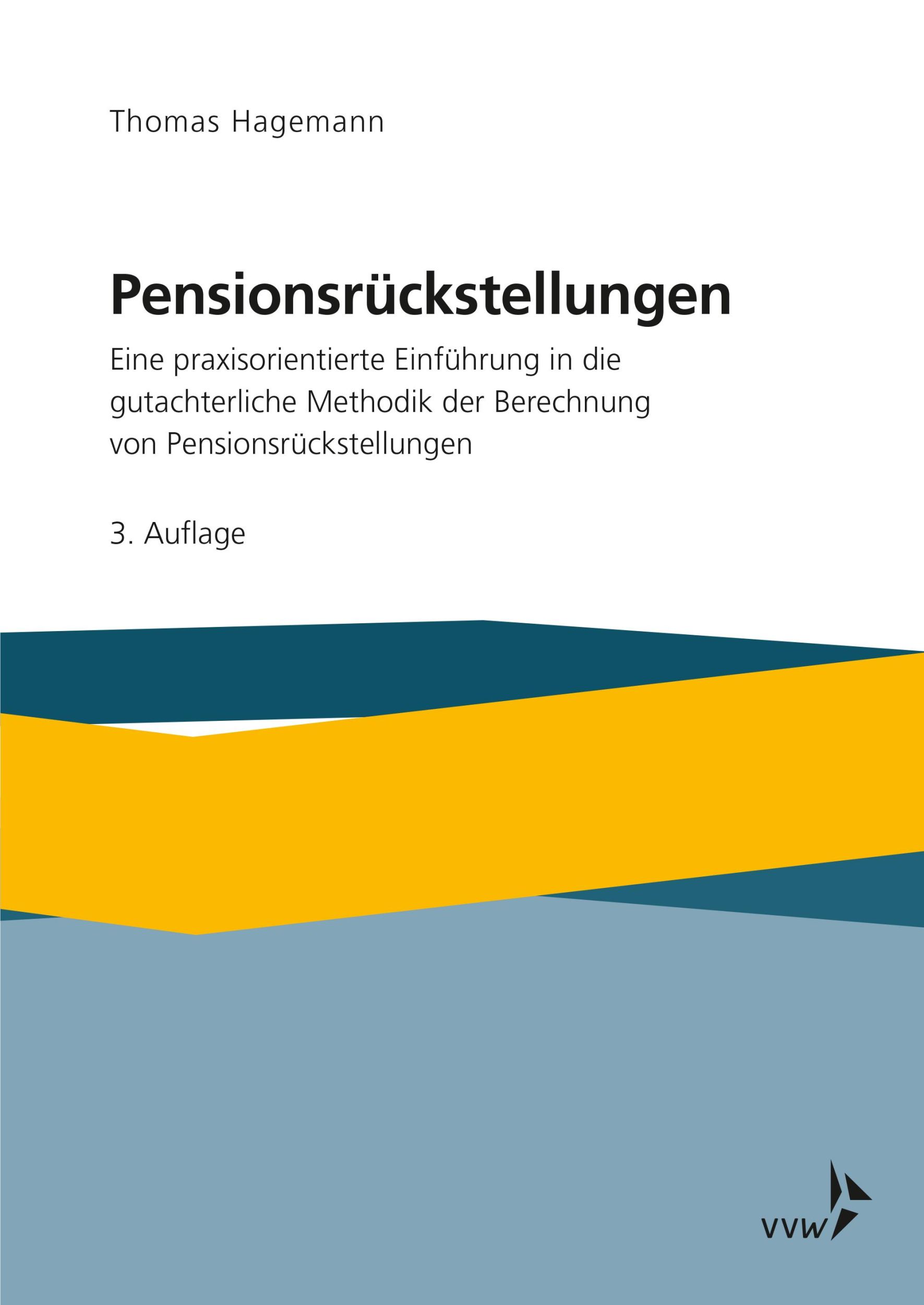 Cover: 9783963290275 | Pensionsrückstellungen | Thomas Hagemann | Taschenbuch | 406 S. | 2020