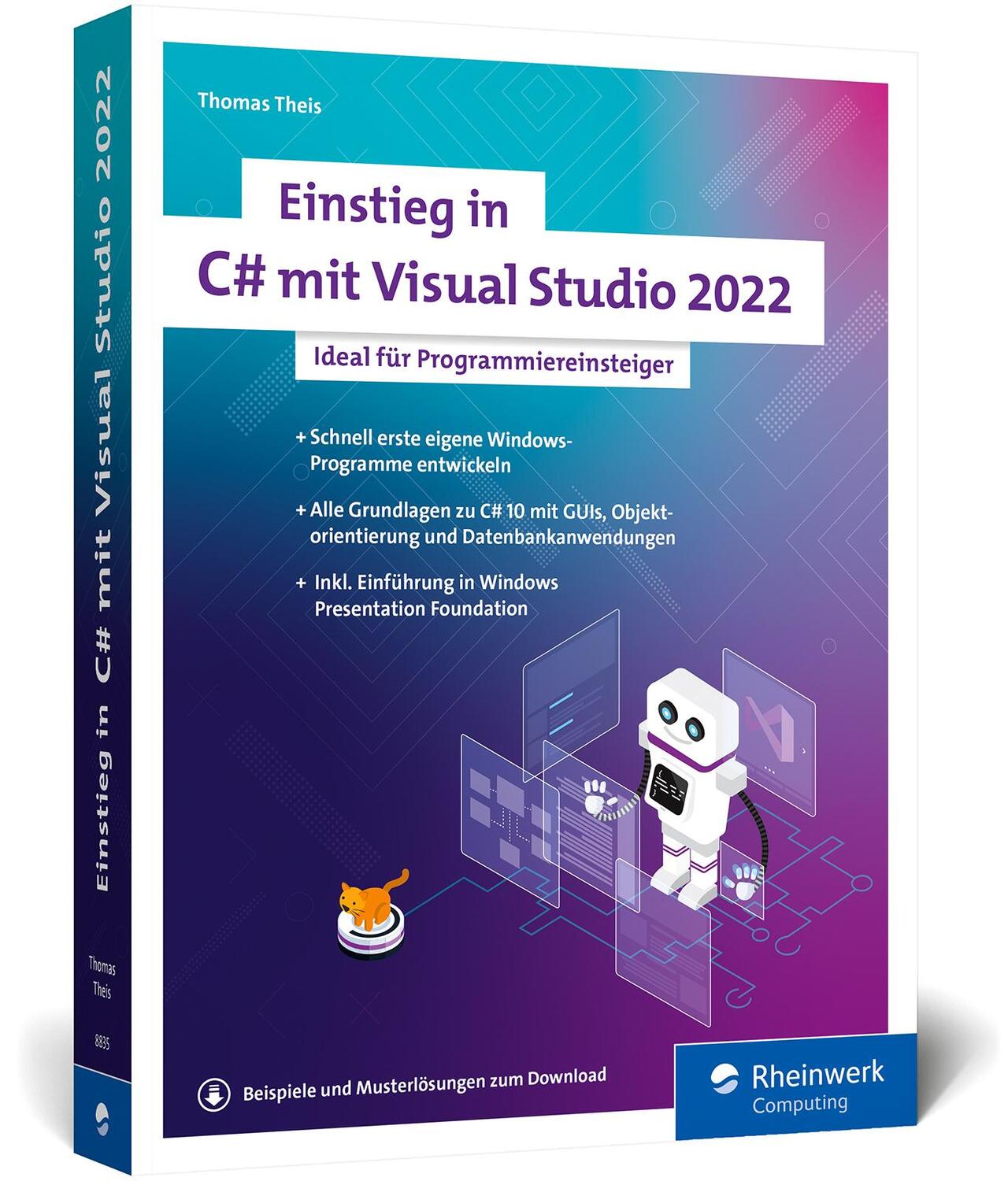 Cover: 9783836288354 | Einstieg in C# mit Visual Studio 2022 | Ideal für Programmieranfänger