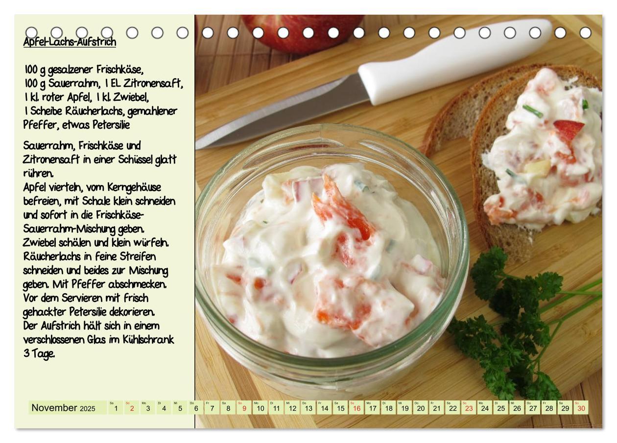 Bild: 9783435737246 | Leckere Aufstriche - Ein Kalender mit Rezepten (Tischkalender 2025...