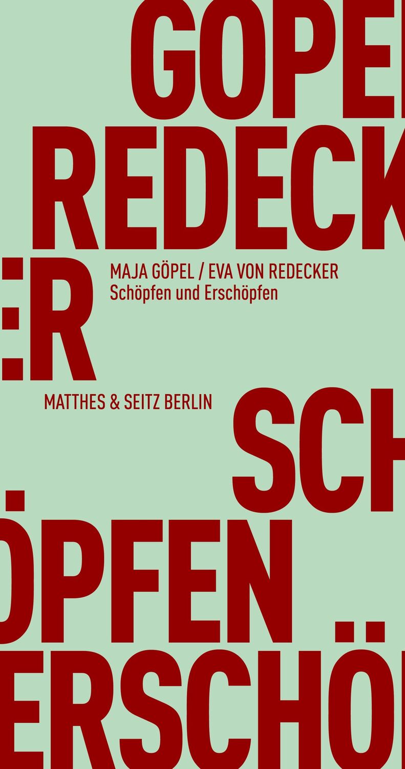 Cover: 9783751805469 | Schöpfen und Erschöpfen | Maja Göpel (u. a.) | Taschenbuch | 78 S.