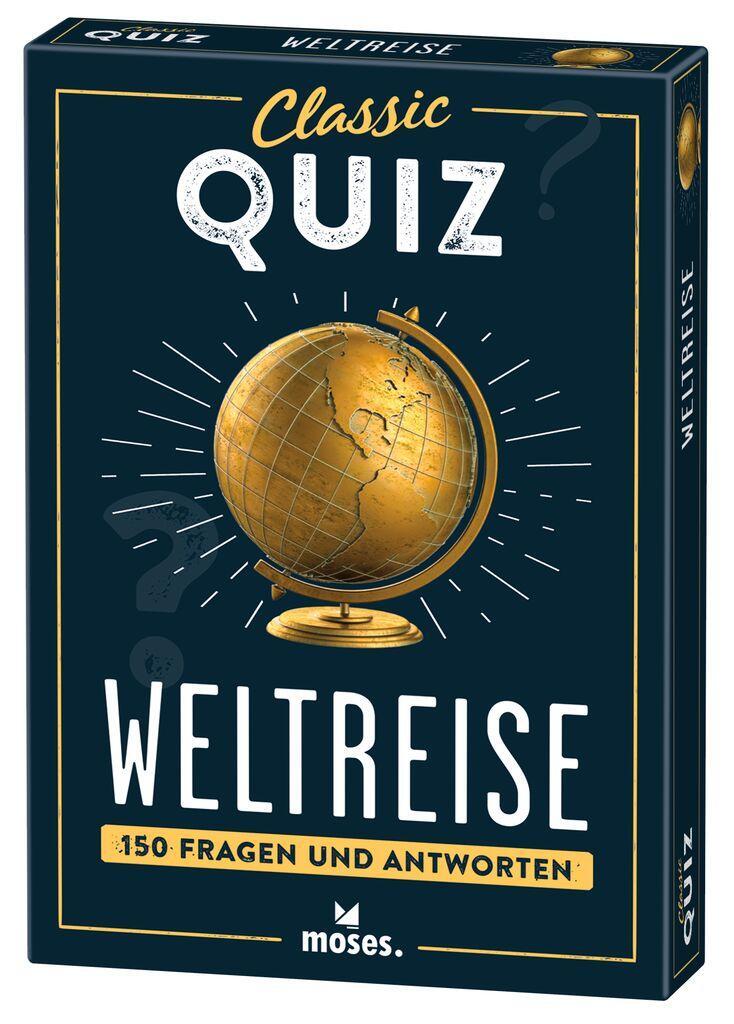 Cover: 9783964552280 | Classic Quiz Weltreise | Andrea Köhrsen | Spiel | Classic Quiz | 2023