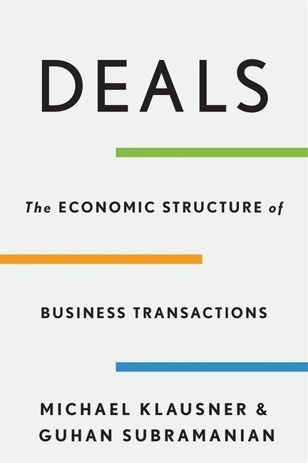 Cover: 9780674495159 | Deals | The Economic Structure of Business Transactions | Buch | 2024
