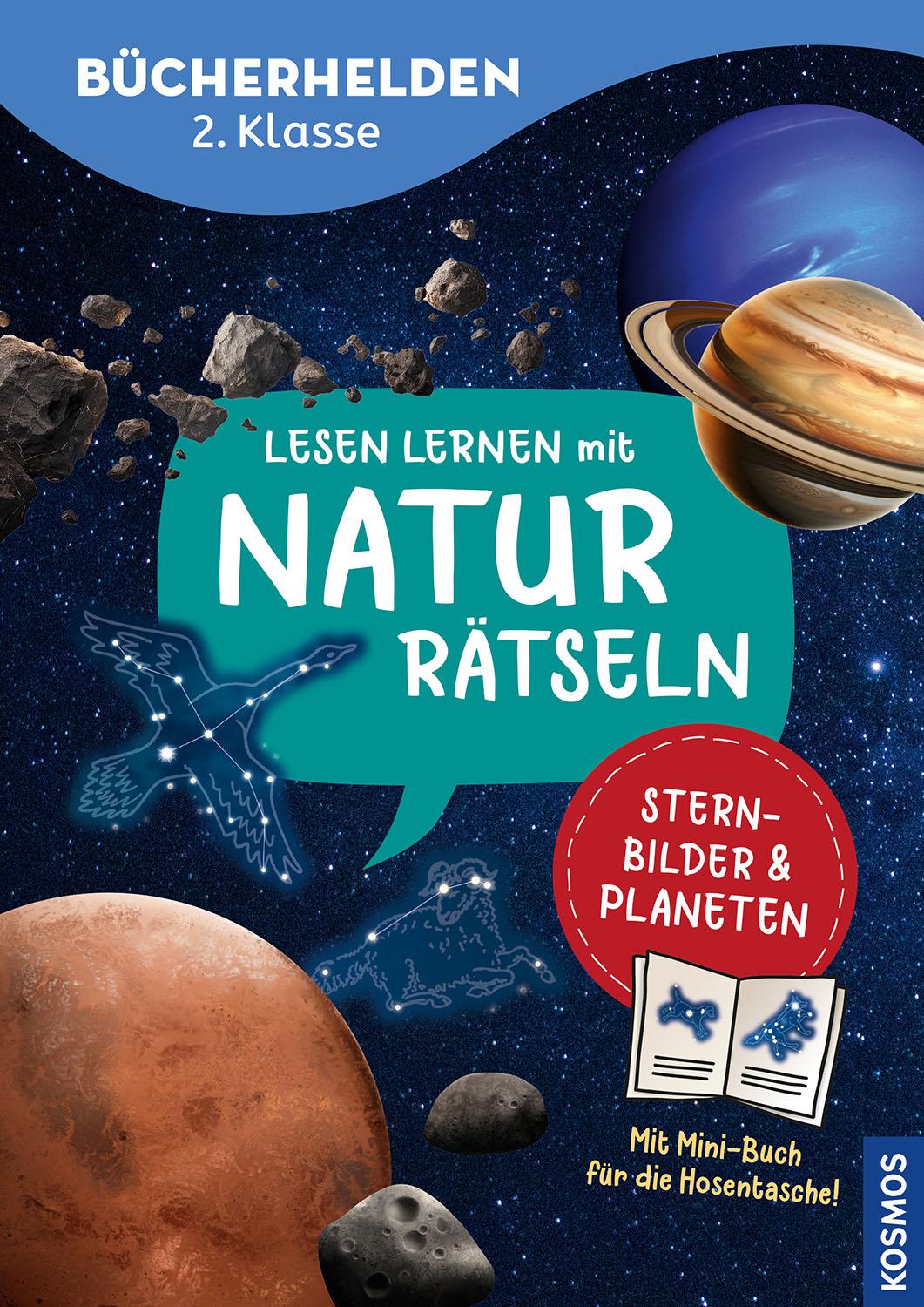 Cover: 9783440182161 | Lesen lernen mit Naturrätseln, Bücherhelden 2. Klasse, Sternbilder...