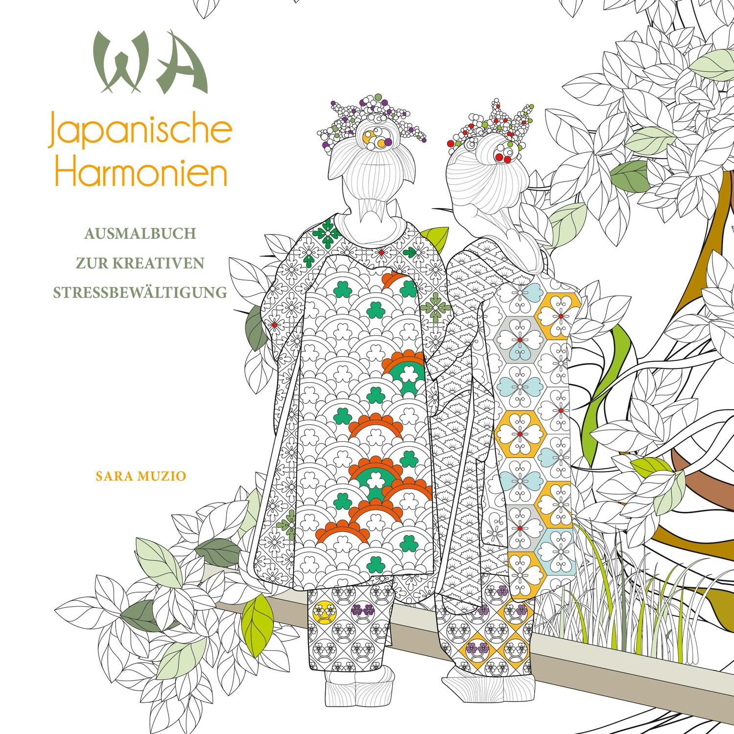 Cover: 9788863124545 | WA Japanische Harmonien | Ausmalbuch zur kreativen Stressbewältigung