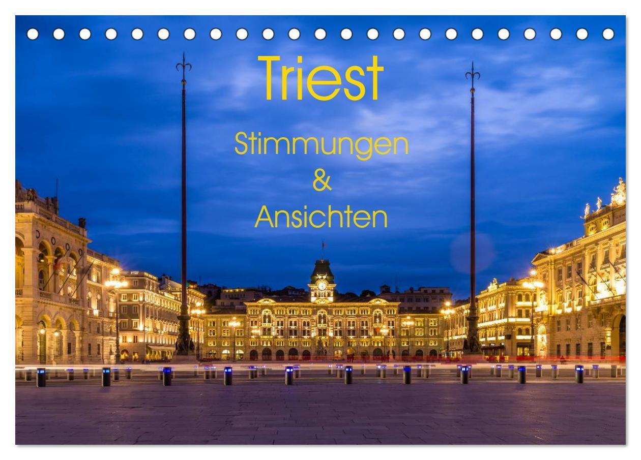 Cover: 9783383248887 | Triest - Stimmungen und Ansichten (Tischkalender 2024 DIN A5 quer),...