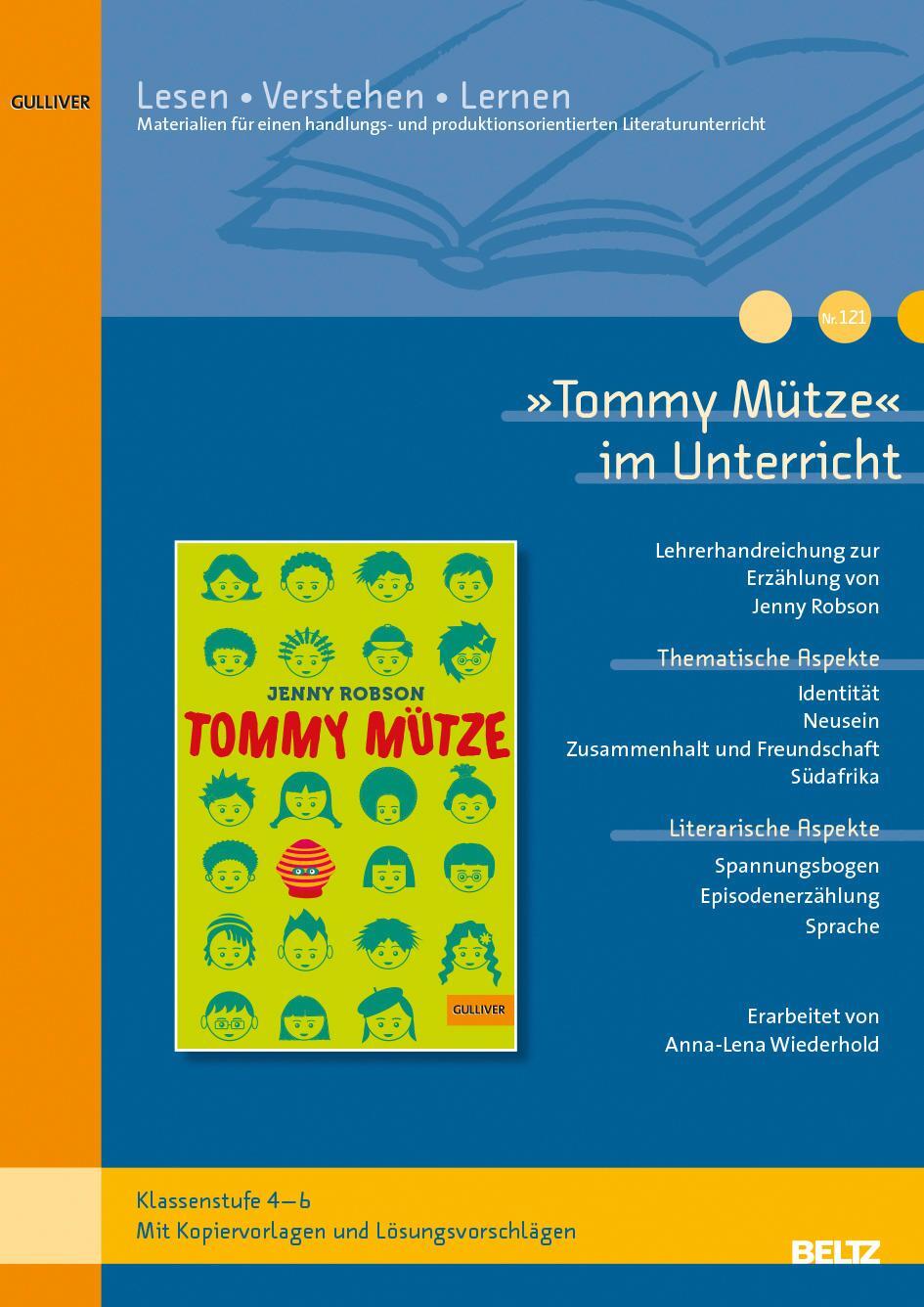 Cover: 9783407629074 | »Tommy Mütze« im Unterricht | Anna-Lena Wiederhold | Broschüre | 2014