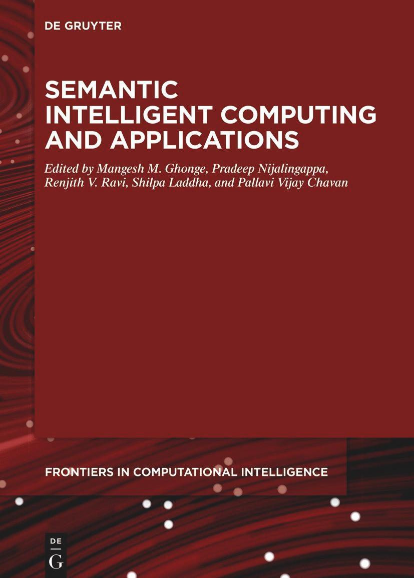 Cover: 9783110781595 | Semantic Intelligent Computing and Applications | Ghonge (u. a.) | XIV