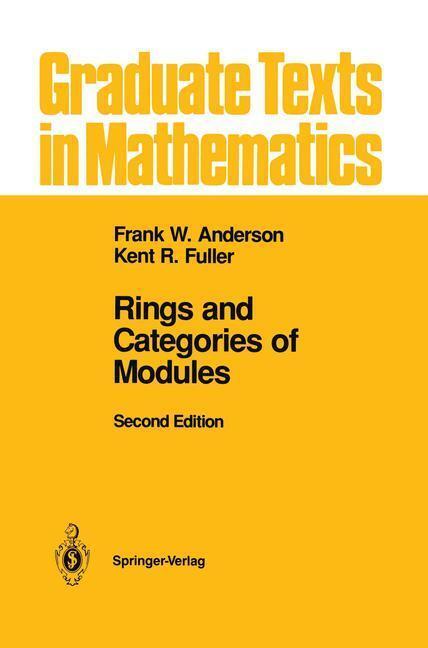 Bild: 9780387978451 | Rings and Categories of Modules | Kent R. Fuller (u. a.) | Buch | X