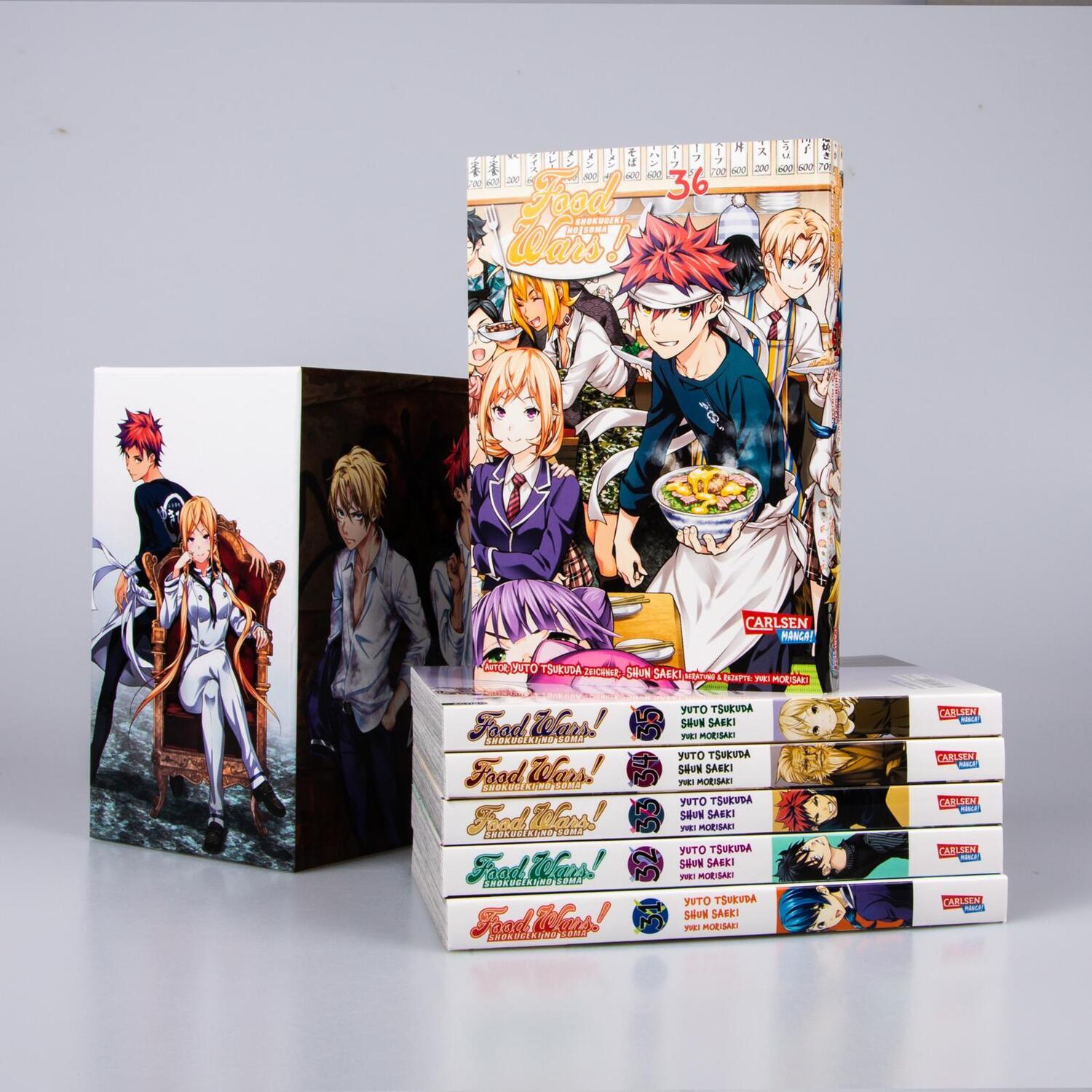 Bild: 9783551777591 | Food Wars - Shokugeki No Soma, Bände 31-36 im Sammelschuber mit Extra