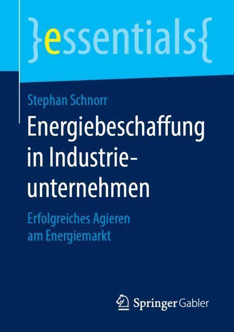 Cover: 9783658269517 | Energiebeschaffung in Industrieunternehmen | Stephan Schnorr | Buch