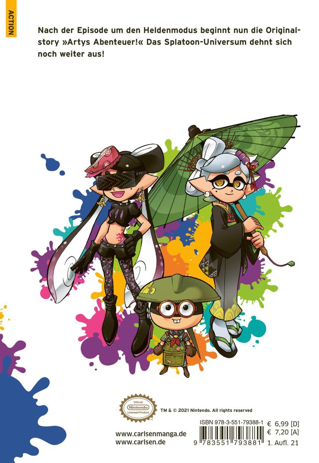 Rückseite: 9783551793881 | Splatoon 12 | Das Nintendo-Game als Manga! Ideal für Kinder und Gamer!