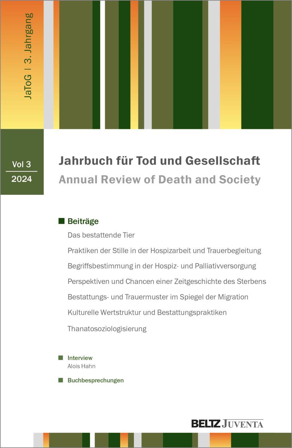 Cover: 9783779981381 | Jahrbuch für Tod und Gesellschaft 2024 | Thorsten Benkel (u. a.)