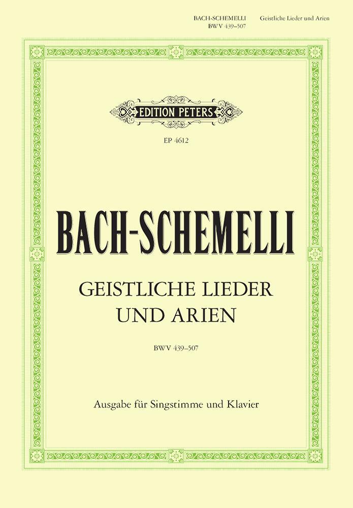 Cover: 9790014030230 | 69 Sacred Songs and Arias from Schemelli's Gesangbuch (Ed. for...