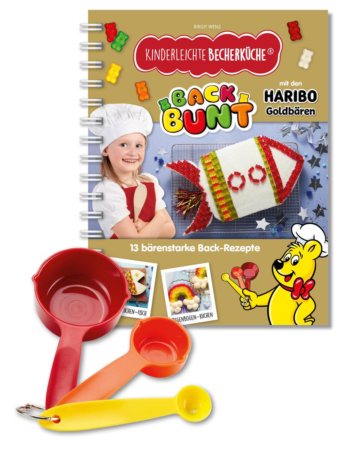 Cover: 9783982454955 | Kinderleichte Becherküche - Back Bunt mit den HARIBO Goldbären...