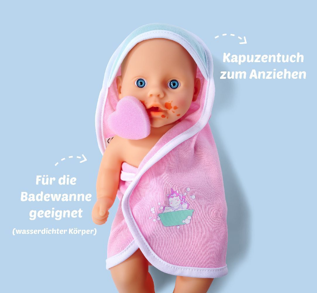 Bild: 4006592075200 | New born Baby Dreckspatz Badepuppe | Stück | Touch Box | 5030006