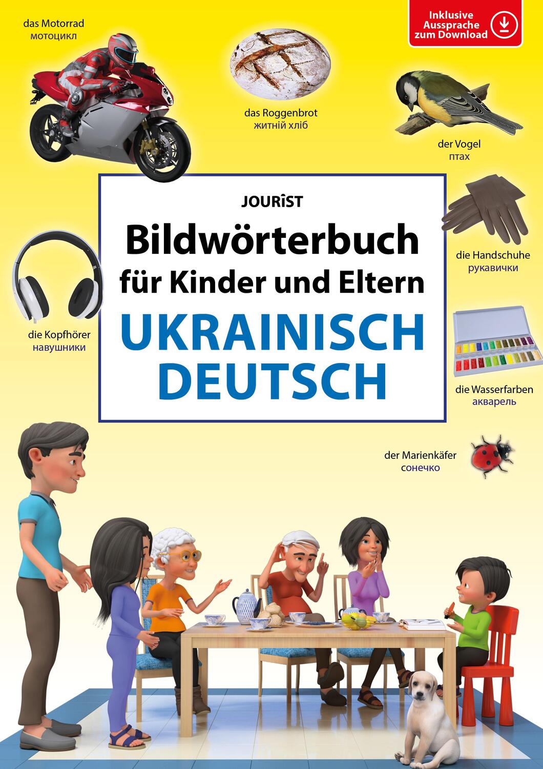 Cover: 9783898947596 | Bildwörterbuch für Kinder und Eltern Ukrainisch-Deutsch | Igor Jourist