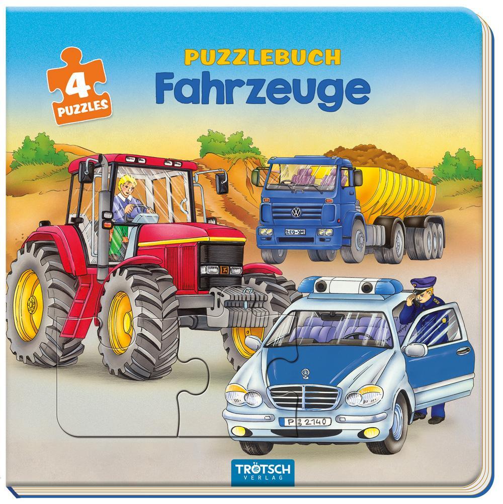 Cover: 9783965526655 | Trötsch Pappenbuch Puzzlebuch Fahrzeuge | Trötsch Verlag GmbH & Co. KG