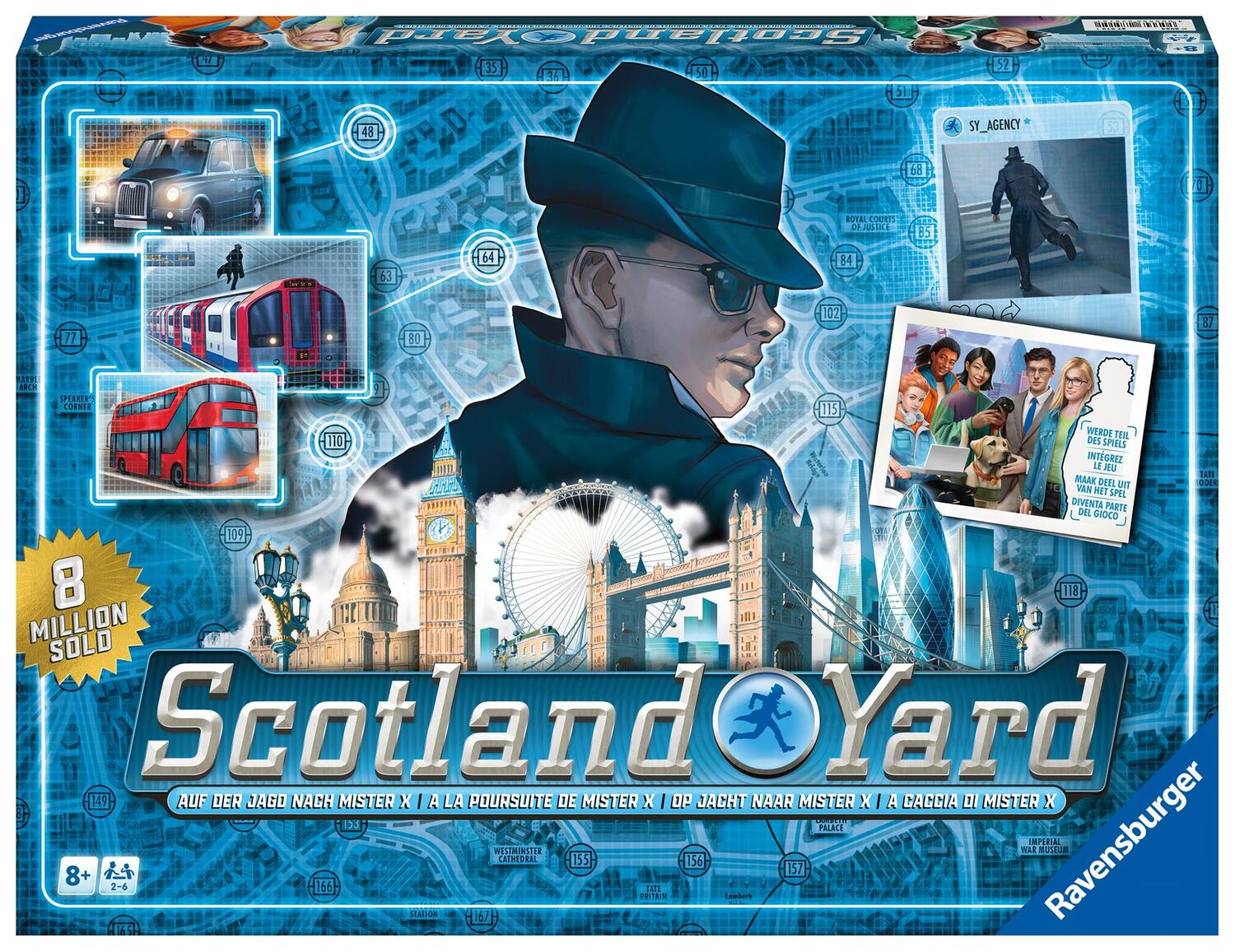 Cover: 4005556275151 | Ravensburger Gesellschaftsspiel 27515 - Scotland Yard -...