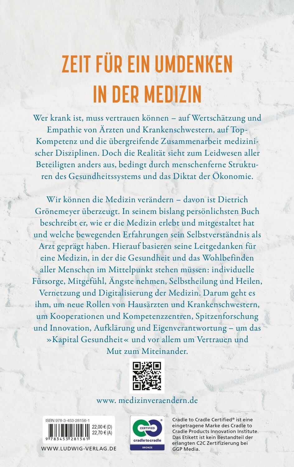 Bild: 9783453281561 | Medizin verändern | Dietrich Grönemeyer | Buch | 288 S. | Deutsch