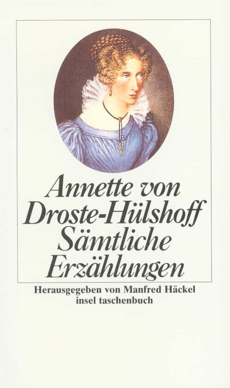 Cover: 9783458332213 | Sämtliche Erzählungen | Annette von Droste-Hülshoff | Taschenbuch
