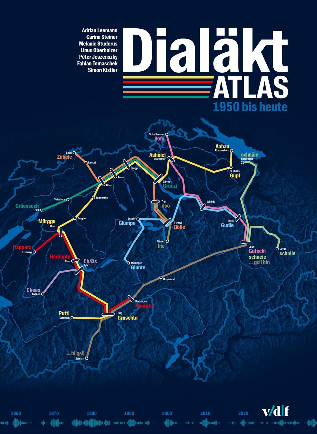 Cover: 9783728141835 | Dialäktatlas | 1950 bis heute | Adrian Leemann (u. a.) | Buch | 368 S.