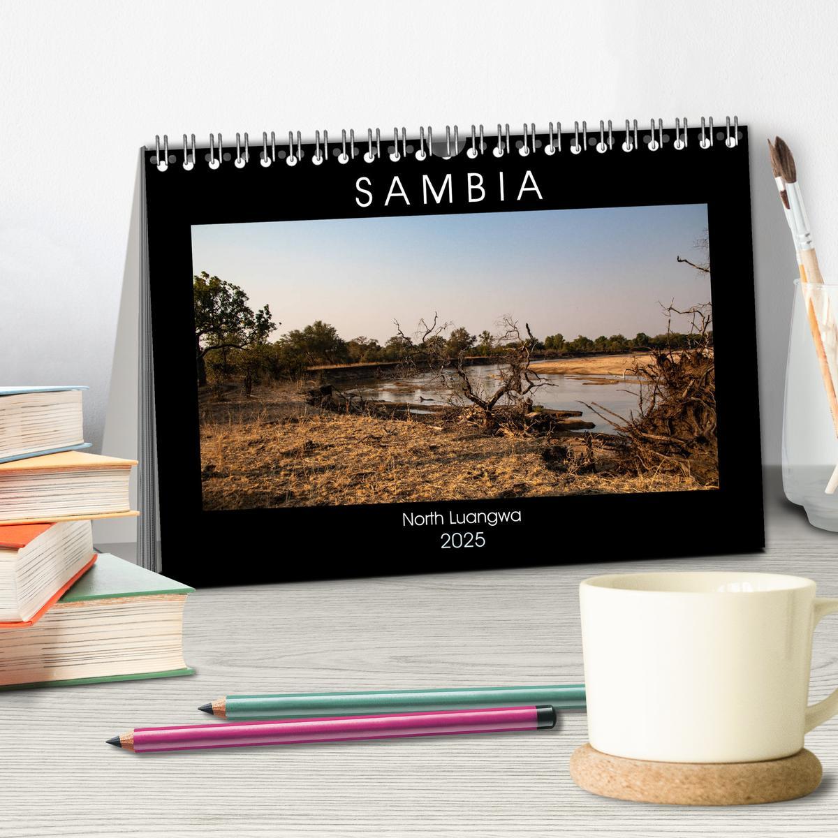 Bild: 9783435298440 | Sambia "Das wirkliche Afrika" (Tischkalender 2025 DIN A5 quer),...