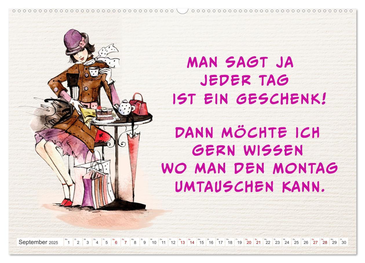 Bild: 9783383927256 | Frech aber ehrlich (Wandkalender 2025 DIN A2 quer), CALVENDO...