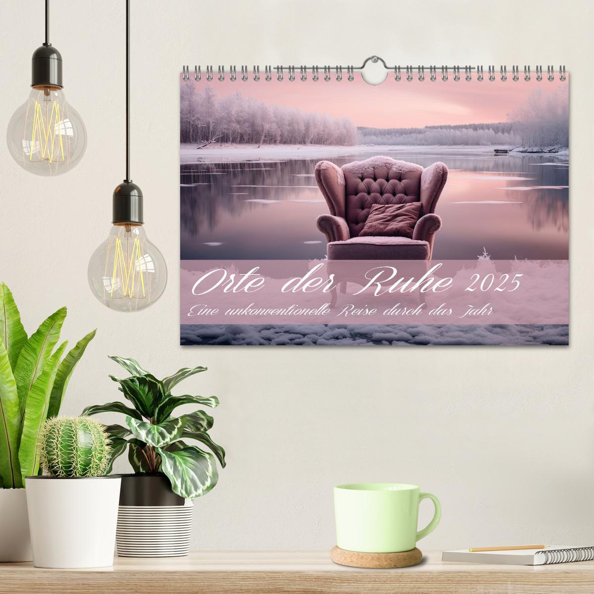 Bild: 9783383842603 | Orte der Ruhe (Wandkalender 2025 DIN A4 quer), CALVENDO Monatskalender