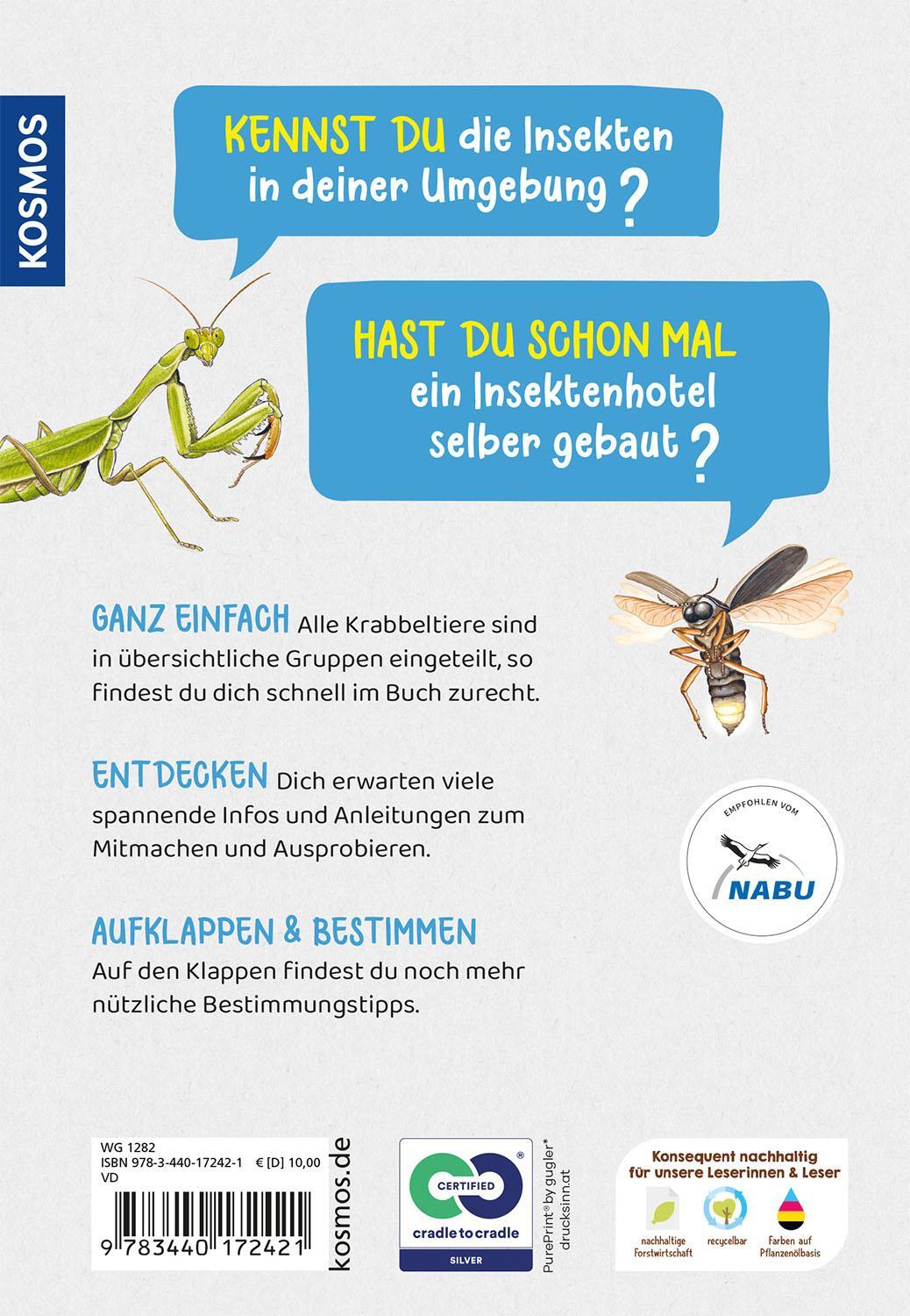 Rückseite: 9783440172421 | Was krabbelt denn da? Kindernaturführer | Bärbel Oftring | Taschenbuch