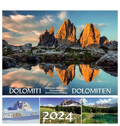 Cover: 9788887531466 | Dolomiten 2024, Postkartenkalender Querformat | Kalender | 2024