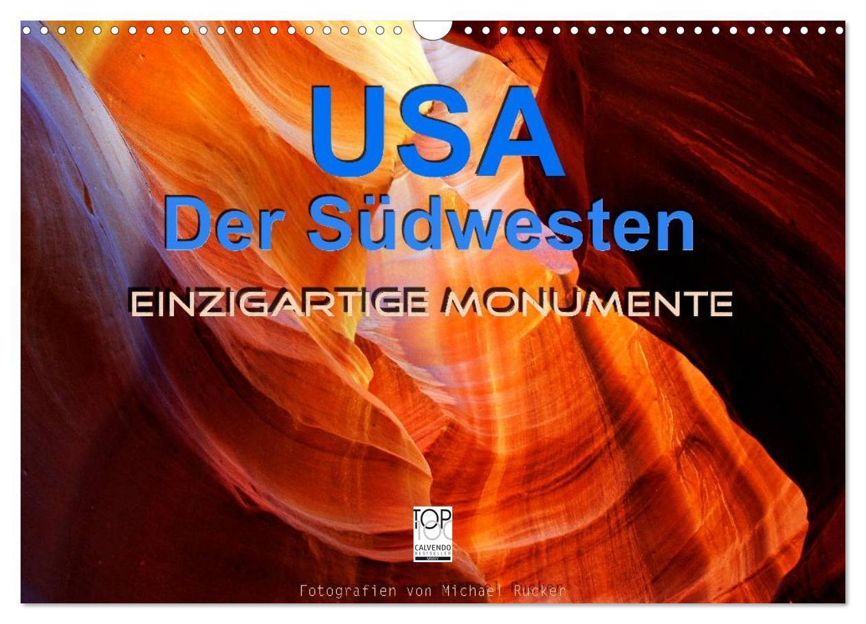 Cover: 9783435715527 | USA Der Südwesten - Einzigartige Monumente (Wandkalender 2025 DIN...