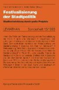 Cover: 9783531125077 | Festivalisierung der Stadtpolitik | Hartmut Häußermann (u. a.) | Buch