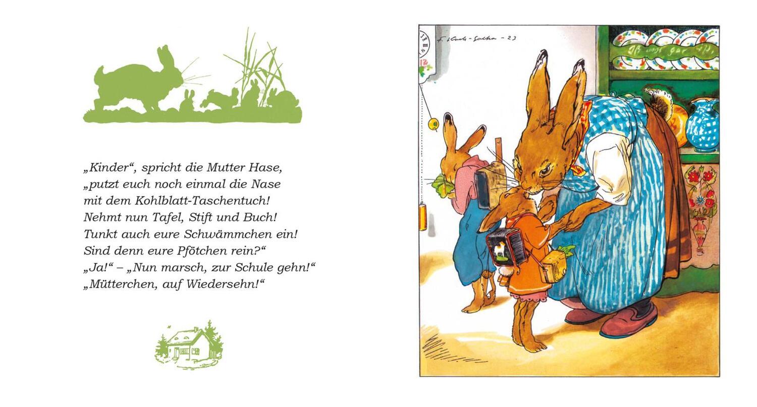 Bild: 9783480400096 | Die Häschenschule: Ein lustiges Bilderbuch - Mini | Albert Sixtus