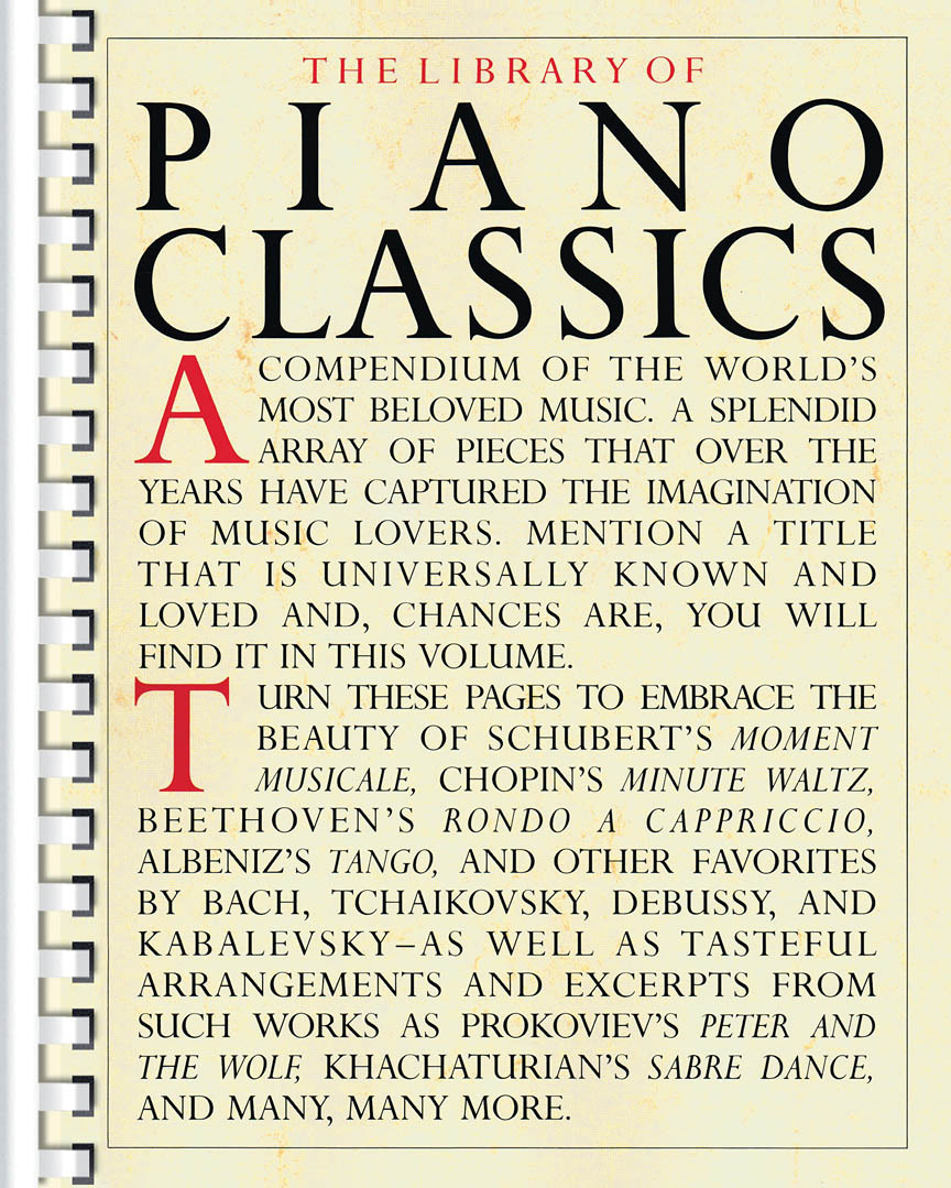 Cover: 752187668954 | Library of Piano Classics | Piano Solo | Music Sales America | Buch