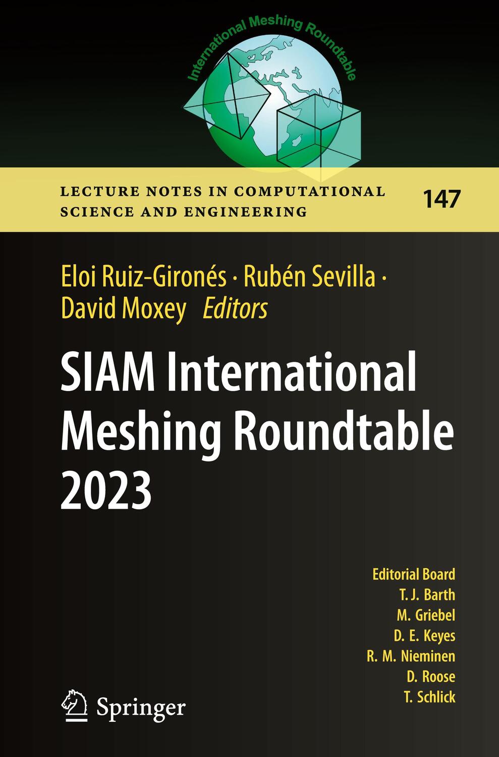 Cover: 9783031405938 | SIAM International Meshing Roundtable 2023 | Eloi Ruiz-Gironés (u. a.)