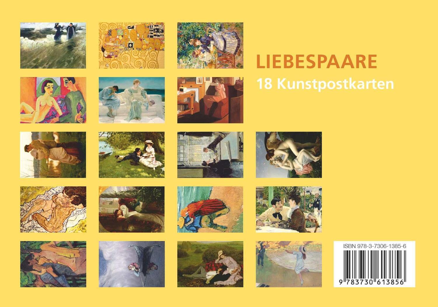 Bild: 9783730613856 | Postkarten-Set Liebespaare | Anaconda Verlag | Taschenbuch | 20 S.