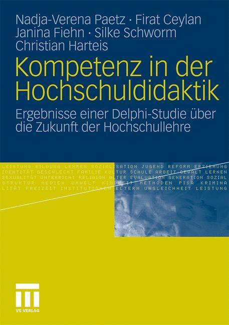 Cover: 9783531178325 | Kompetenz in der Hochschuldidaktik | Nadja-Verena Paetz (u. a.) | Buch