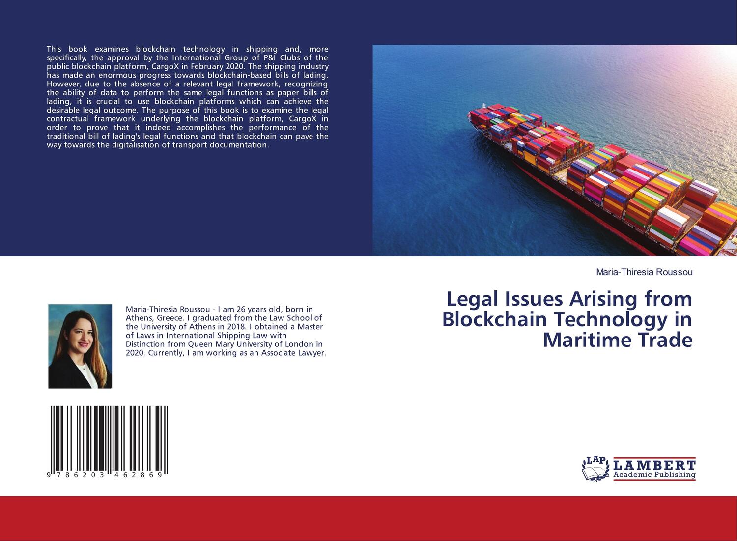 Cover: 9786203462869 | Legal Issues Arising from Blockchain Technology in Maritime Trade