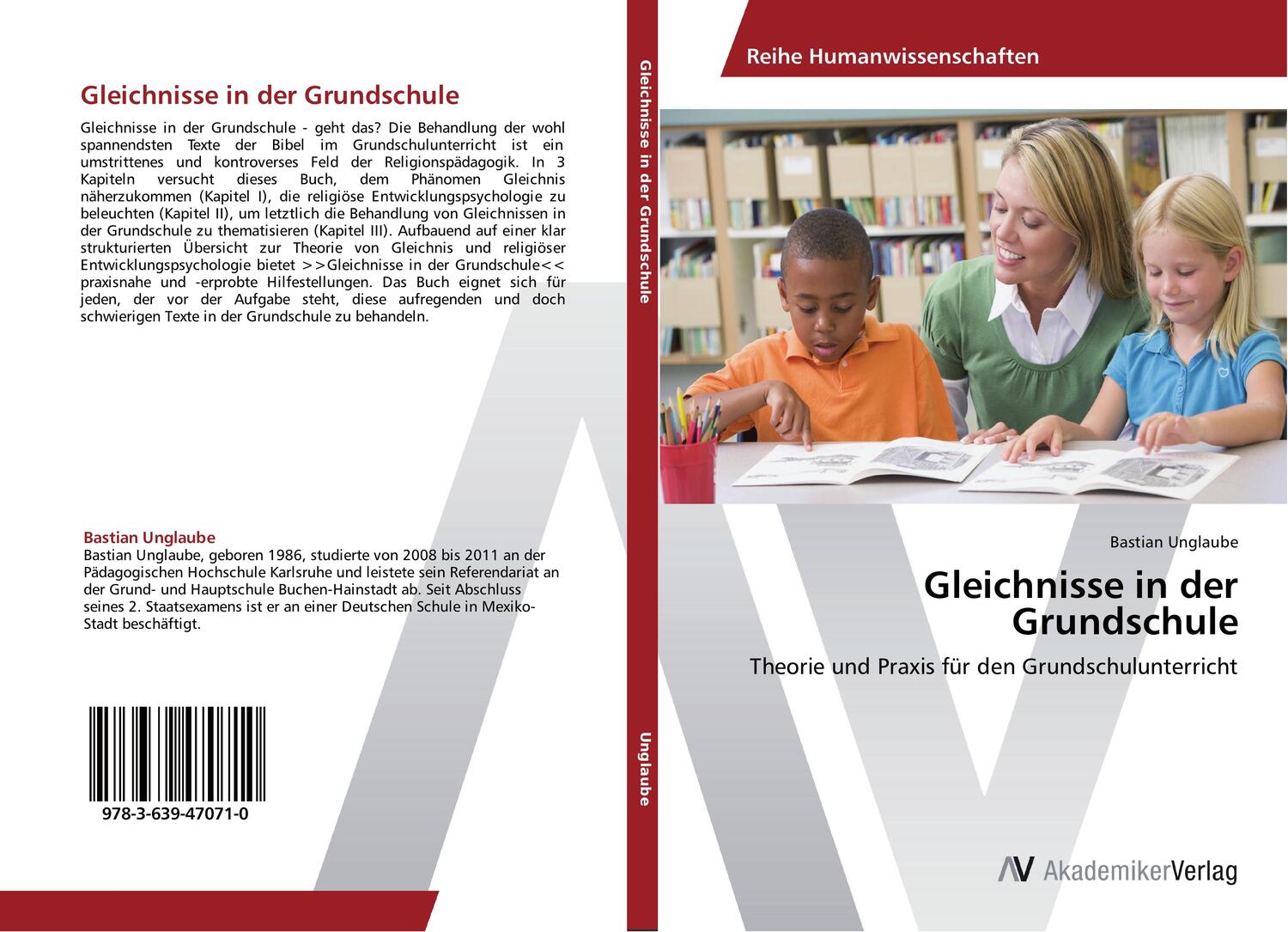 Cover: 9783639470710 | Gleichnisse in der Grundschule | Bastian Unglaube | Taschenbuch | 2013