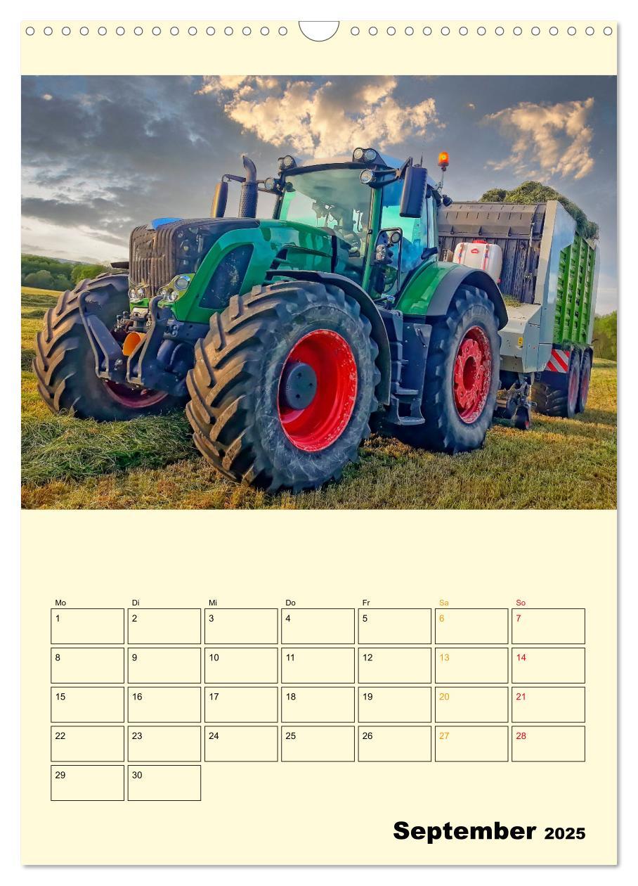 Bild: 9783435903481 | Traktor Giganten (Wandkalender 2025 DIN A3 hoch), CALVENDO...