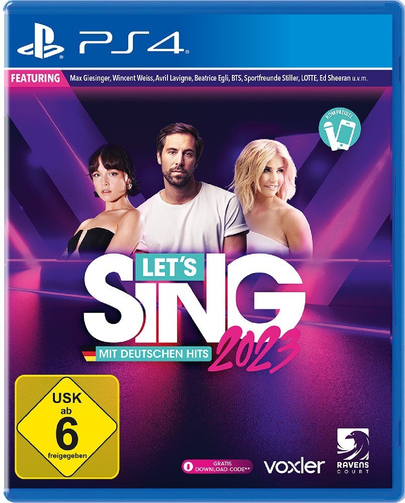 Cover: 4020628639846 | Let's Sing 2023 German Version (USK), 1 PS4-Blu-Ray-Disc | Blu-ray
