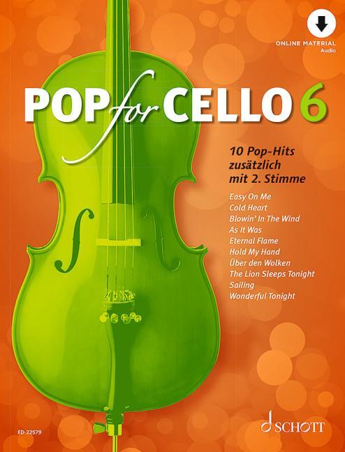 Cover: 9783795711498 | Pop For Cello 6 | 10 Pop-Hits. Band 6. 1-2 Violoncelli. | Broschüre