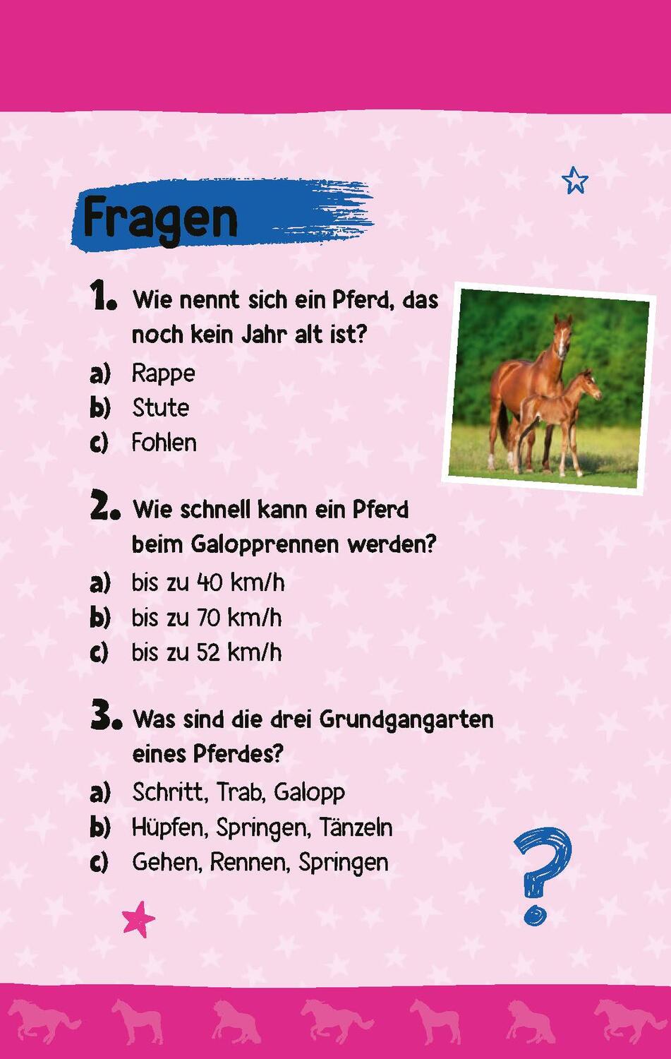 Bild: 9783849942960 | Quiz Pferde . 150 Fragen für schlaue Kids | Taschenbuch | 100 S.