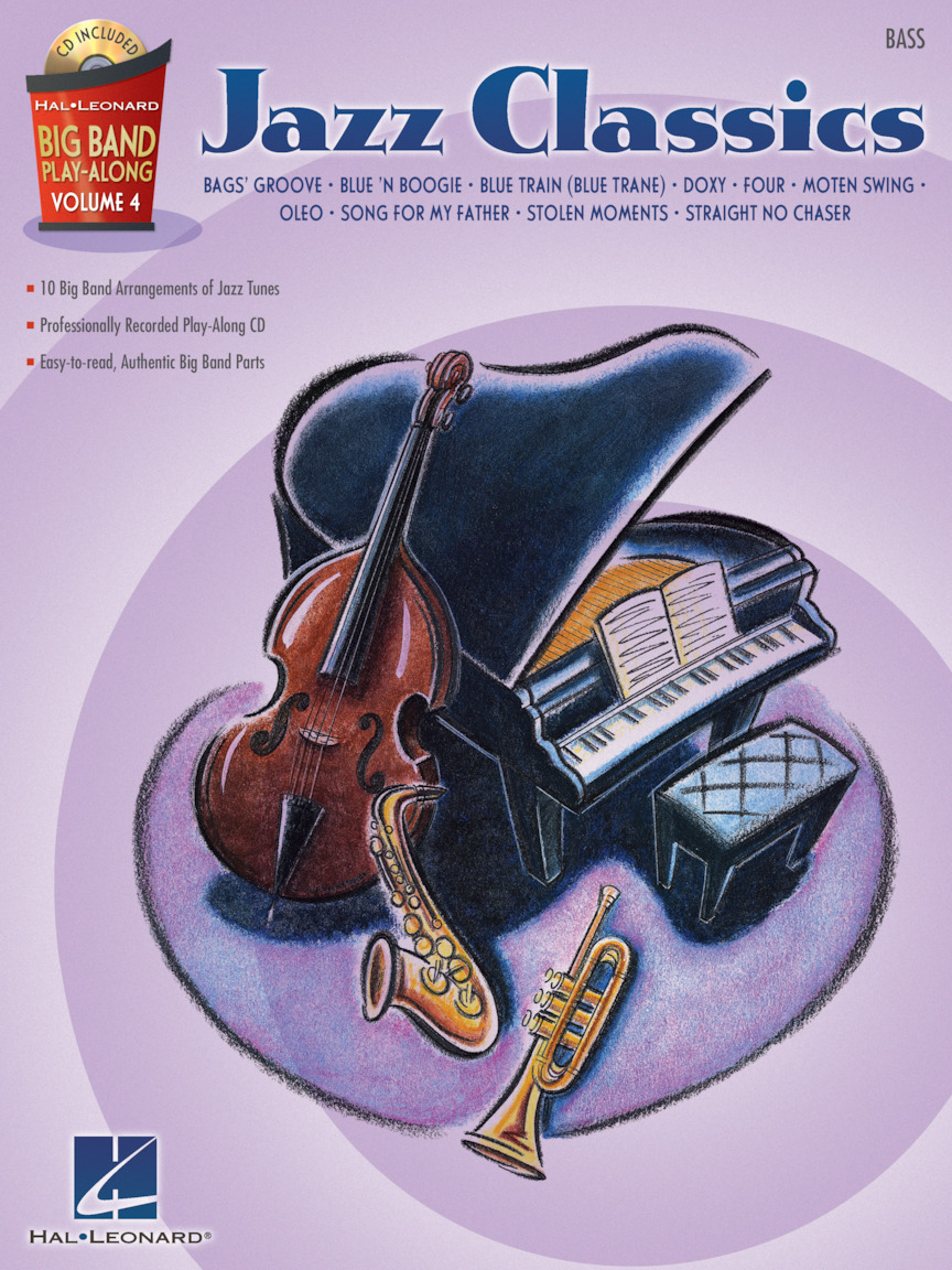 Cover: 884088196905 | Jazz Classics - Bass | Big Band Play-Along Volume 4 | Hal Leonard