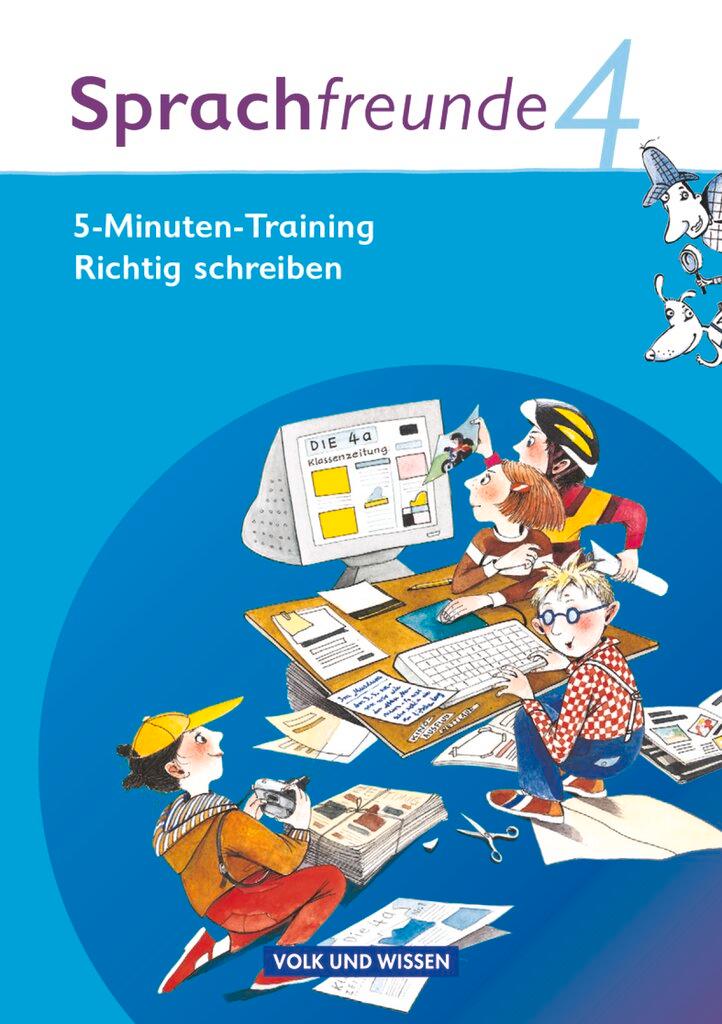 Cover: 9783060827893 | Sprachfreunde 4. Schuljahr. 5-Minuten Training "Richtig schreiben"....